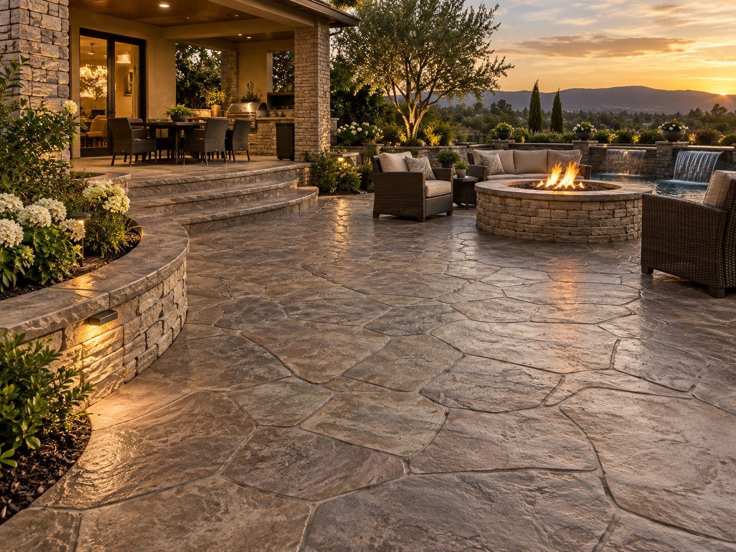 Stamped Concrete services in Temecula, California